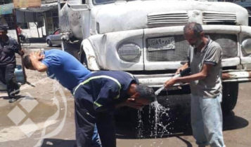 عمال النظافة في دمشق