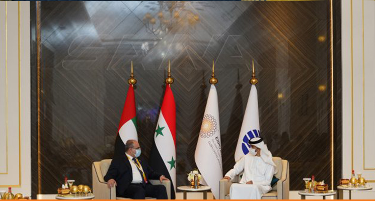 في اليوم السوري الوطني بـ"إكسبو دبي".. وزير الاقتصاد يلتقي بوزير التجارة الإماراتي