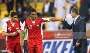 من مباراة سوريا والأردن في كأس آسيا 2011.